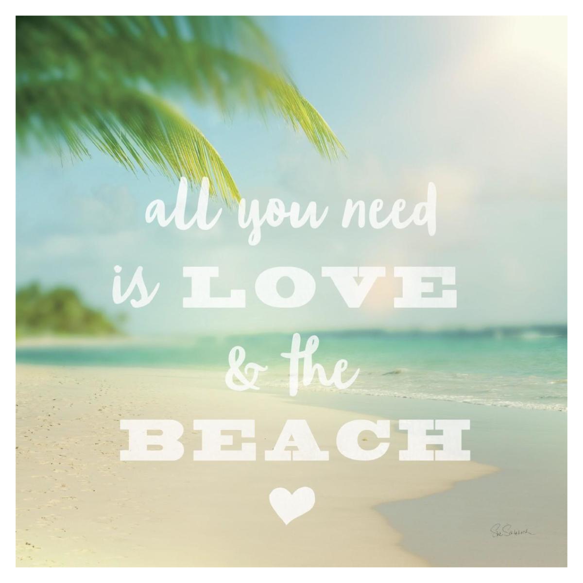 All You Need is Beach -Paper Art-38"x38"