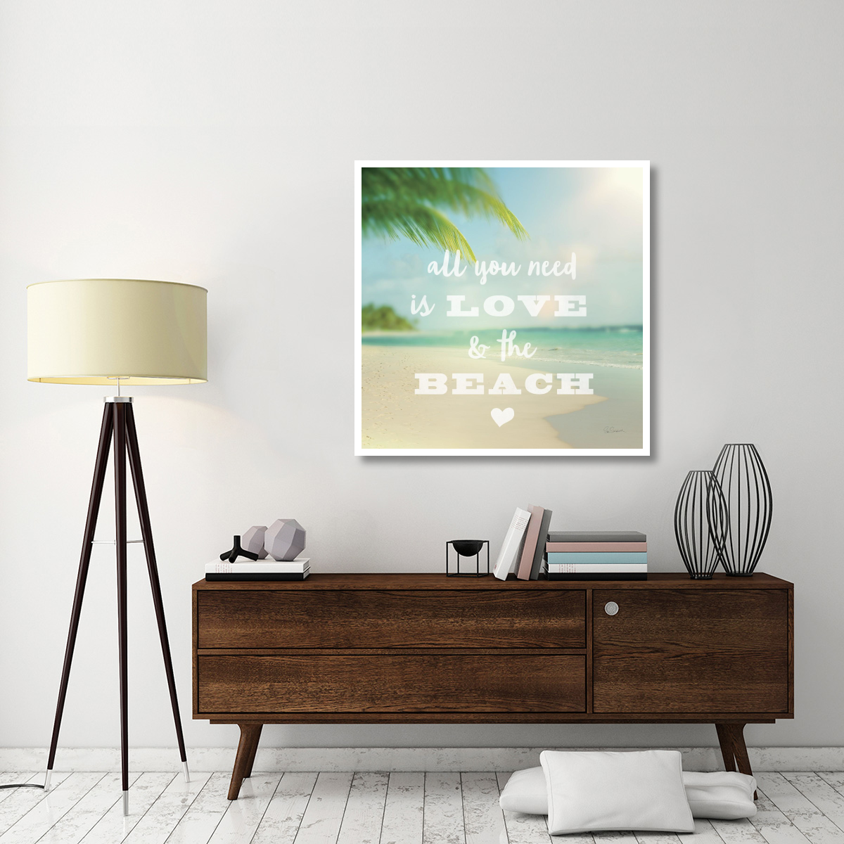 All You Need is Beach -Paper Art-42&quotx42"