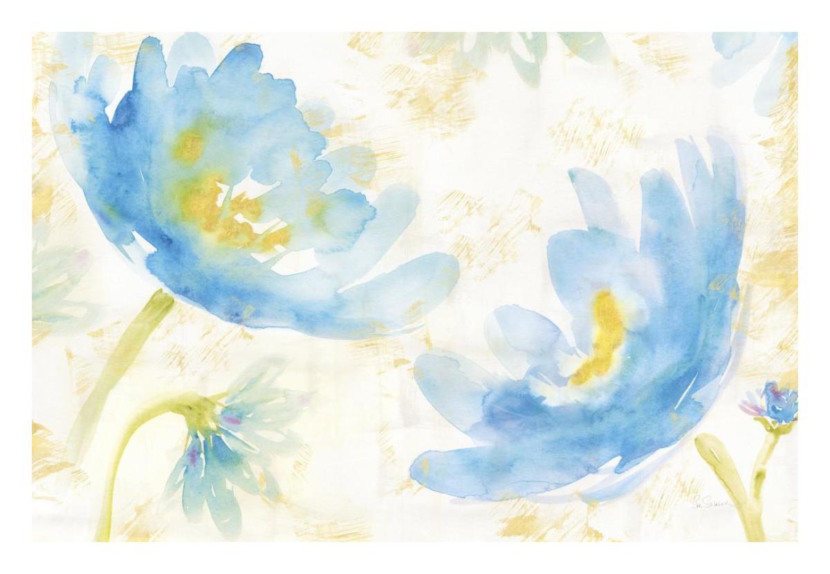 Breeze Bloom I -Paper Art-26"x18"