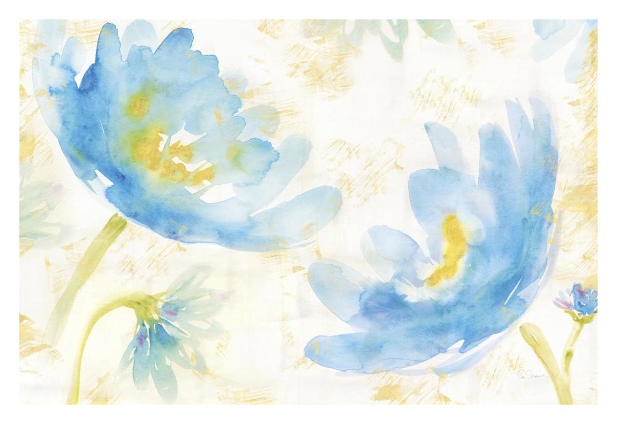 Breeze Bloom I -Paper Art-32"x22"