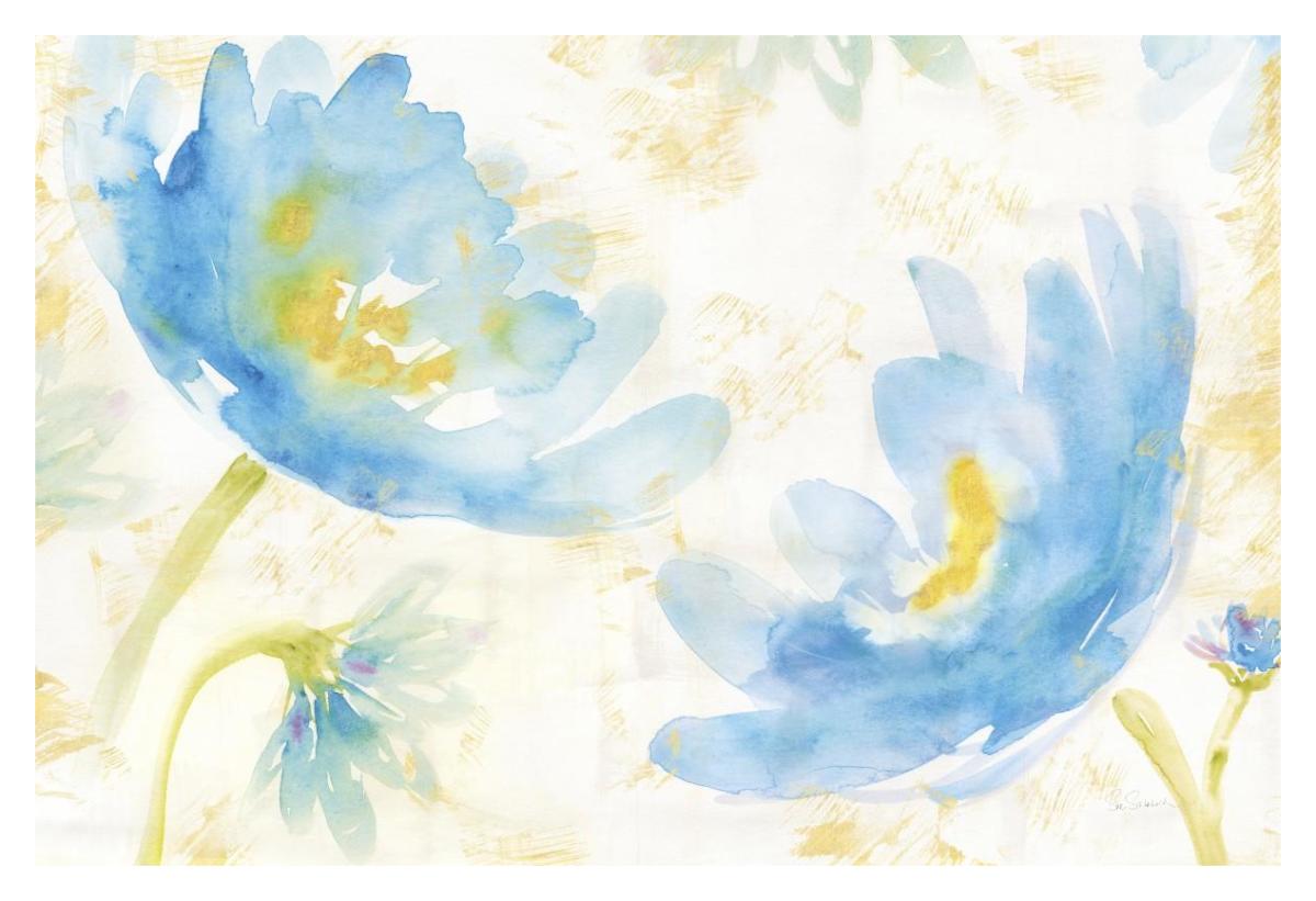 Breeze Bloom I -Paper Art-38"x26"