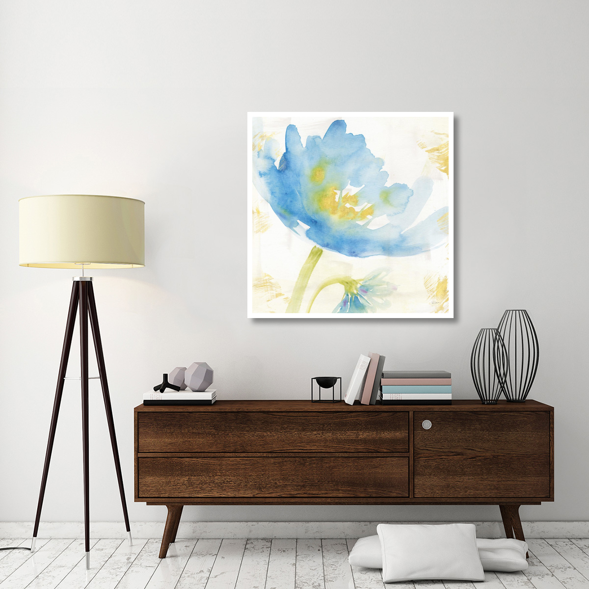 Breeze Bloom II -Paper Art-42&quotx42"