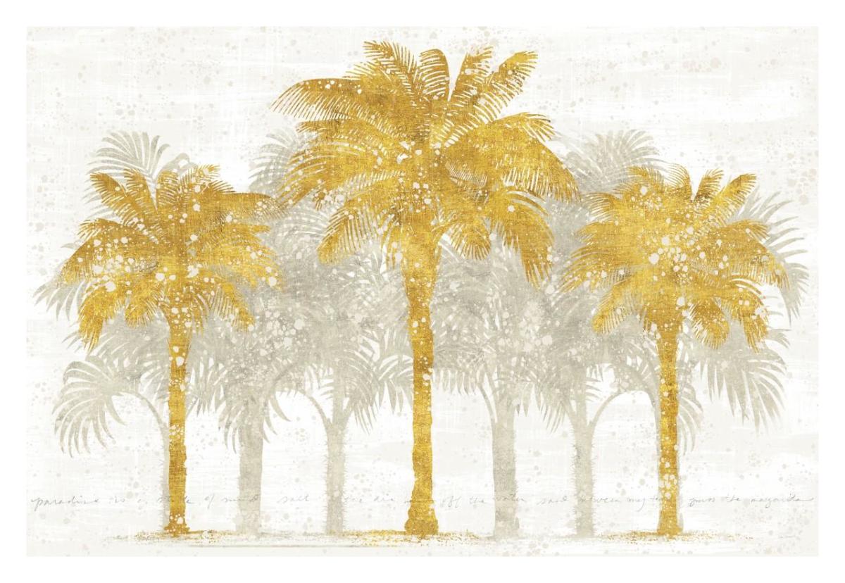 Palm Coast I -Paper Art-32"x22"