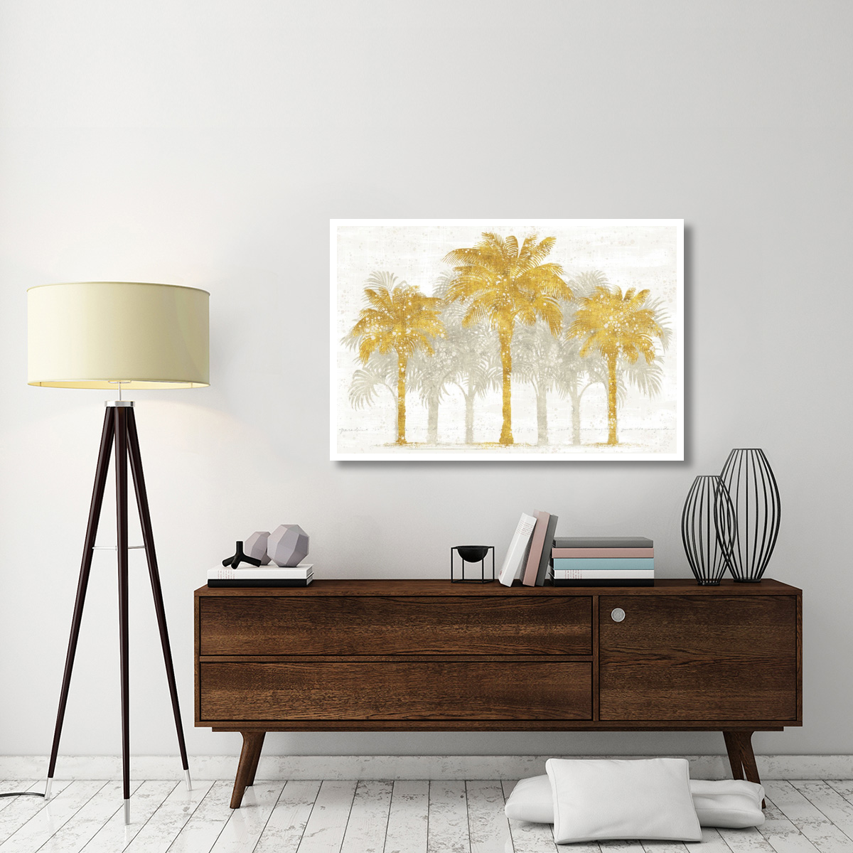 Palm Coast I -Paper Art-50&quotx34"