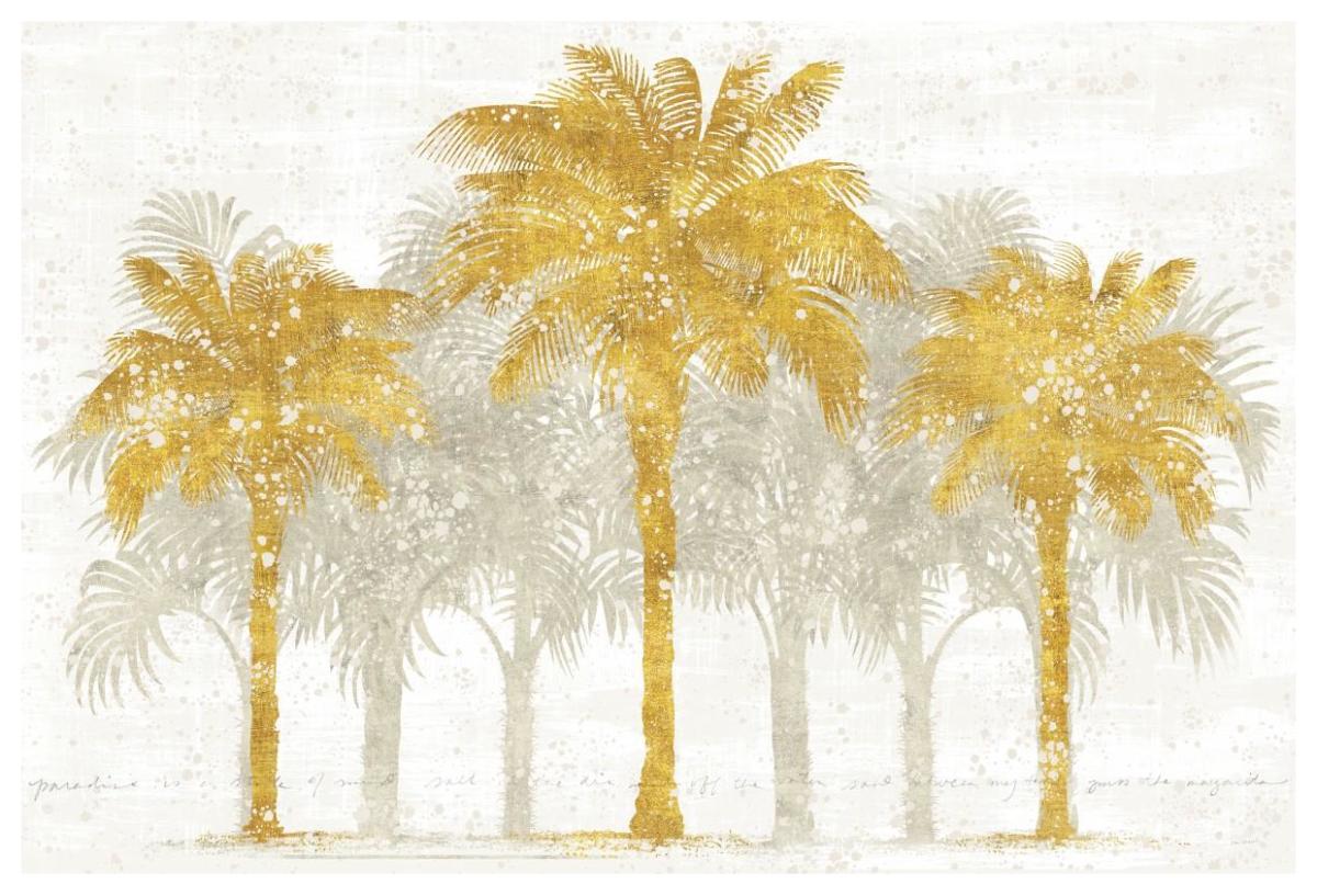 Palm Coast I -Paper Art-62"x42"