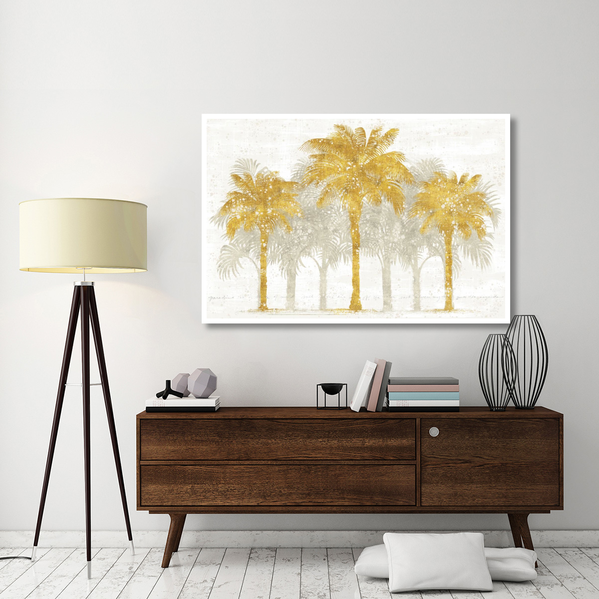 Palm Coast I -Paper Art-62&quotx42"