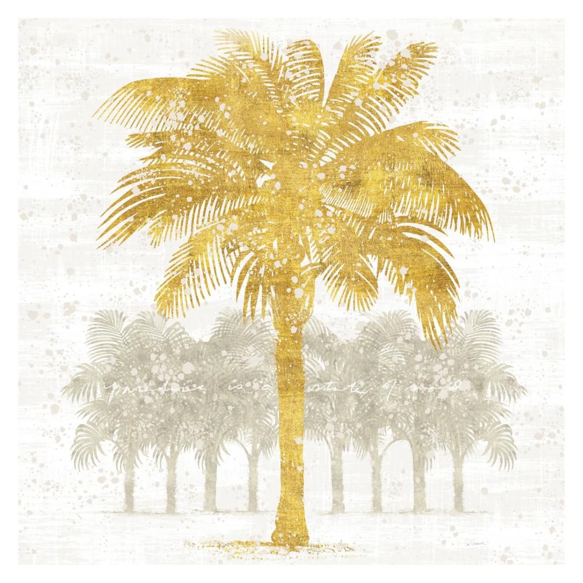 Palm Coast II -Paper Art-32"x32"