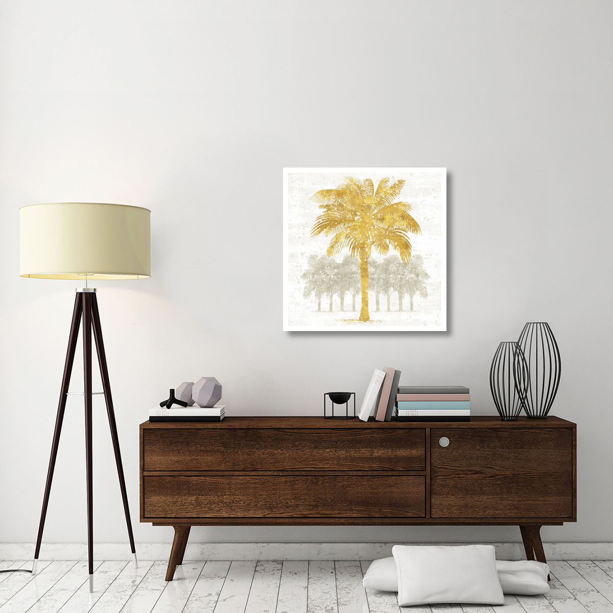Palm Coast II -Paper Art-32&quotx32"