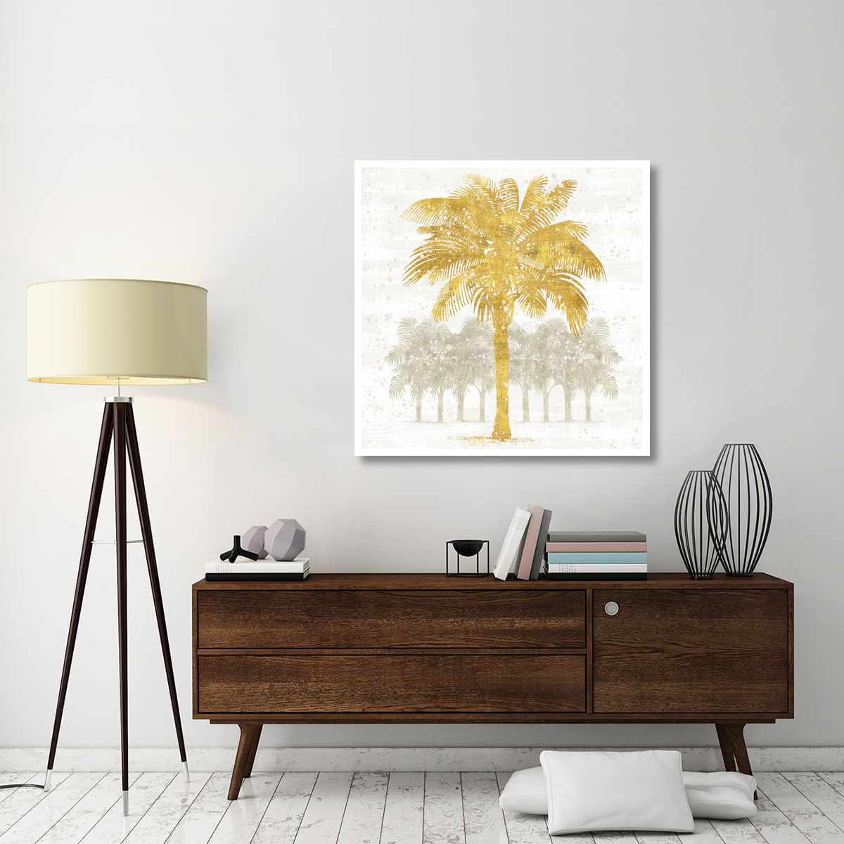 Palm Coast II -Paper Art-42&quotx42"