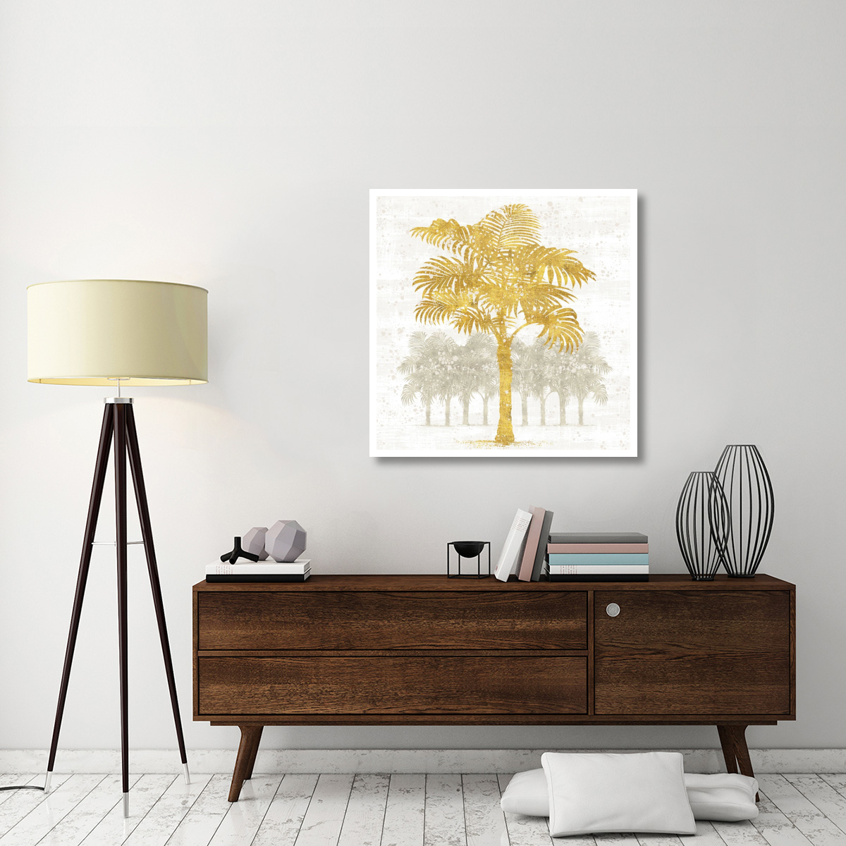 Palm Coast III -Paper Art-38&quotx38"