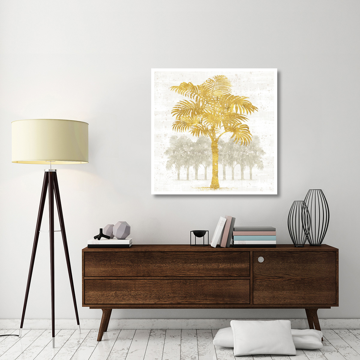 Palm Coast III -Paper Art-42&quotx42"