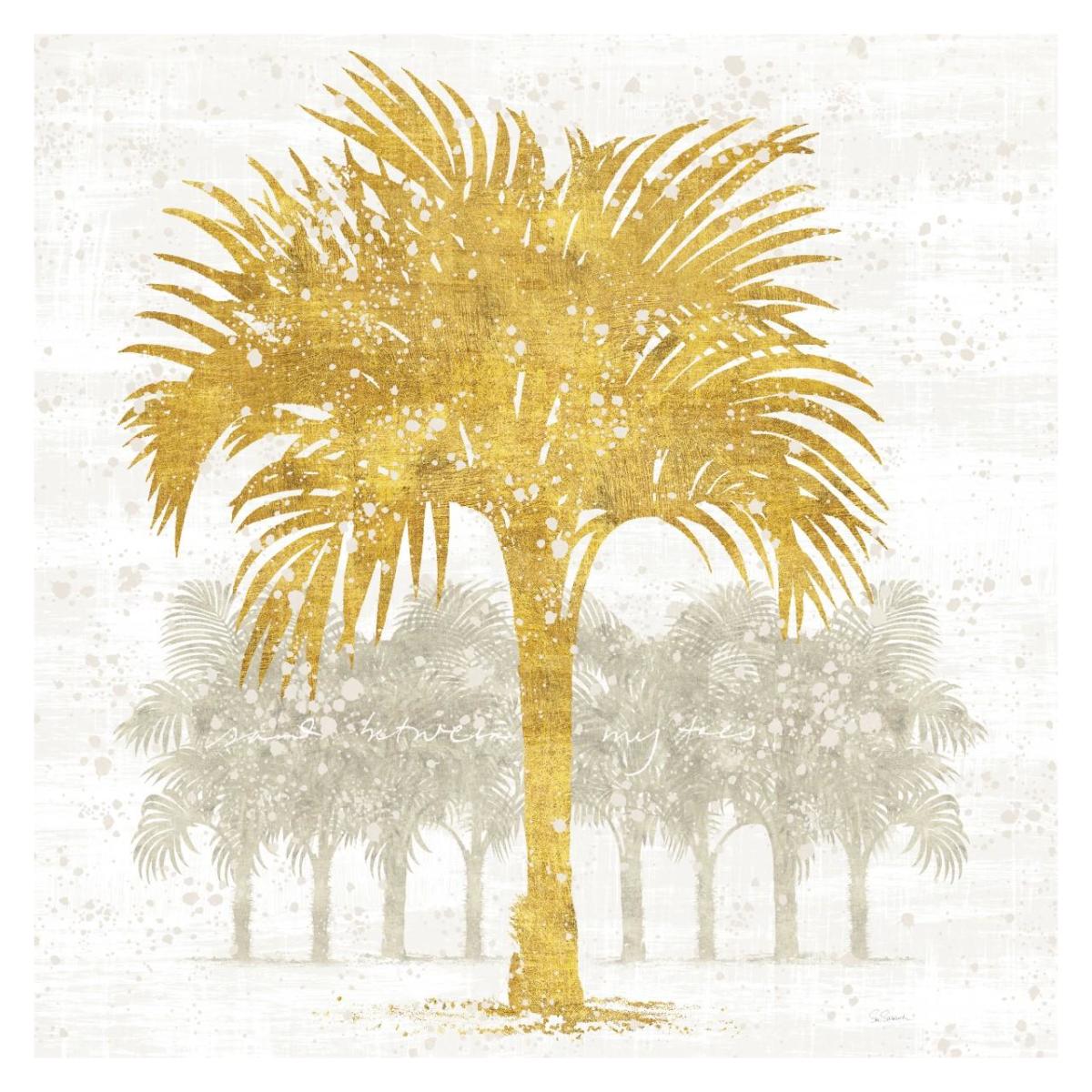 Palm Coast IV -Paper Art-32"x32"
