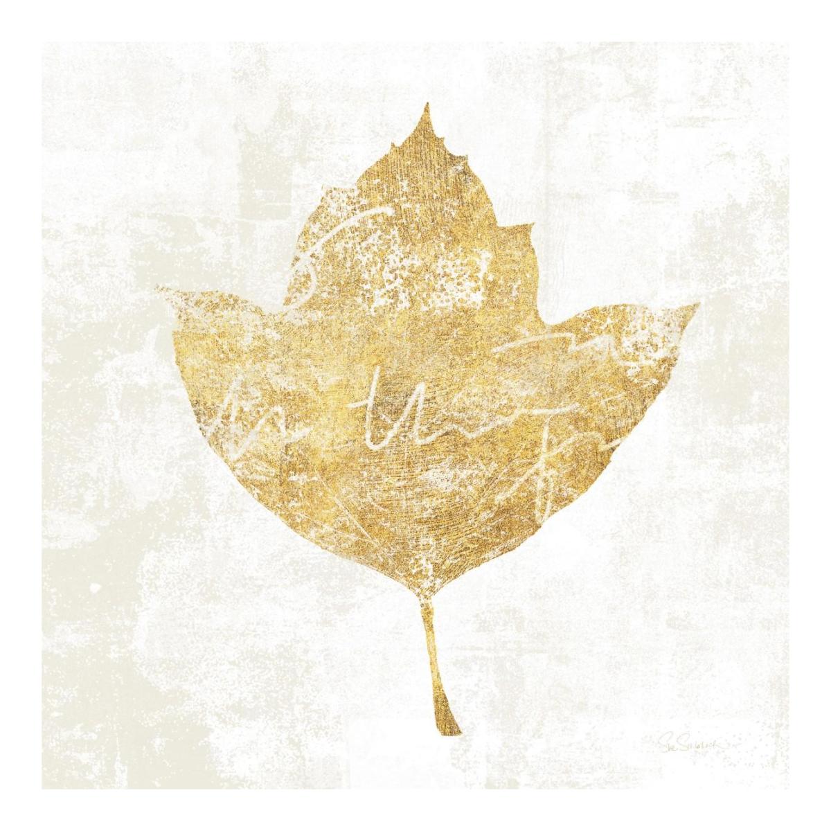 Bronzed Leaf I -Paper Art-20"x20"