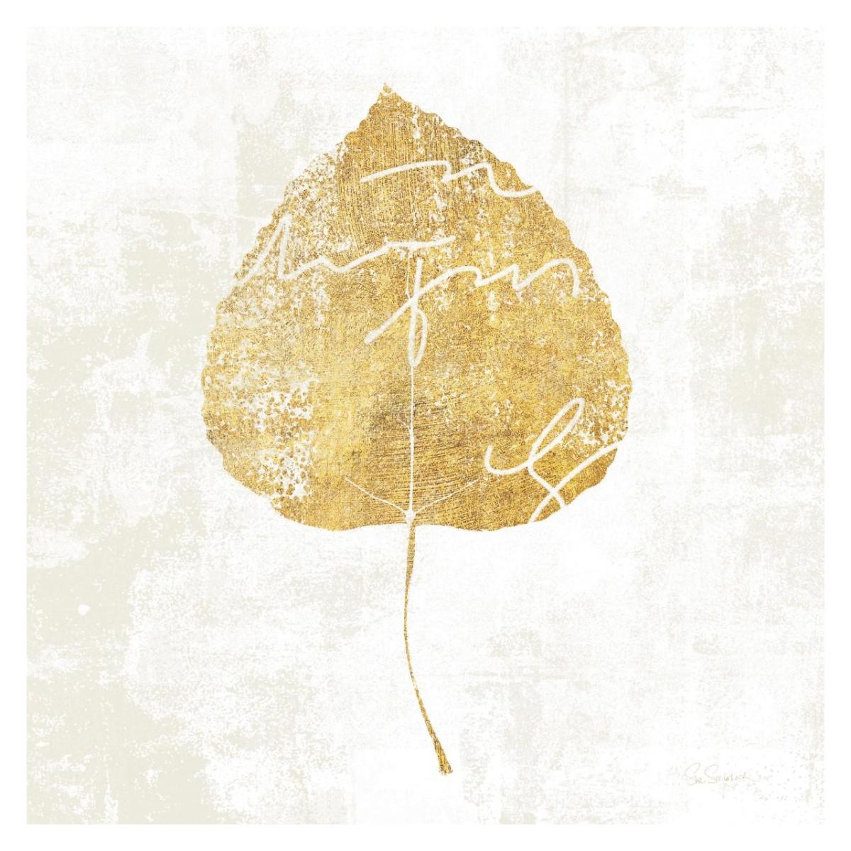 Bronzed Leaf II -Paper Art-32"x32"