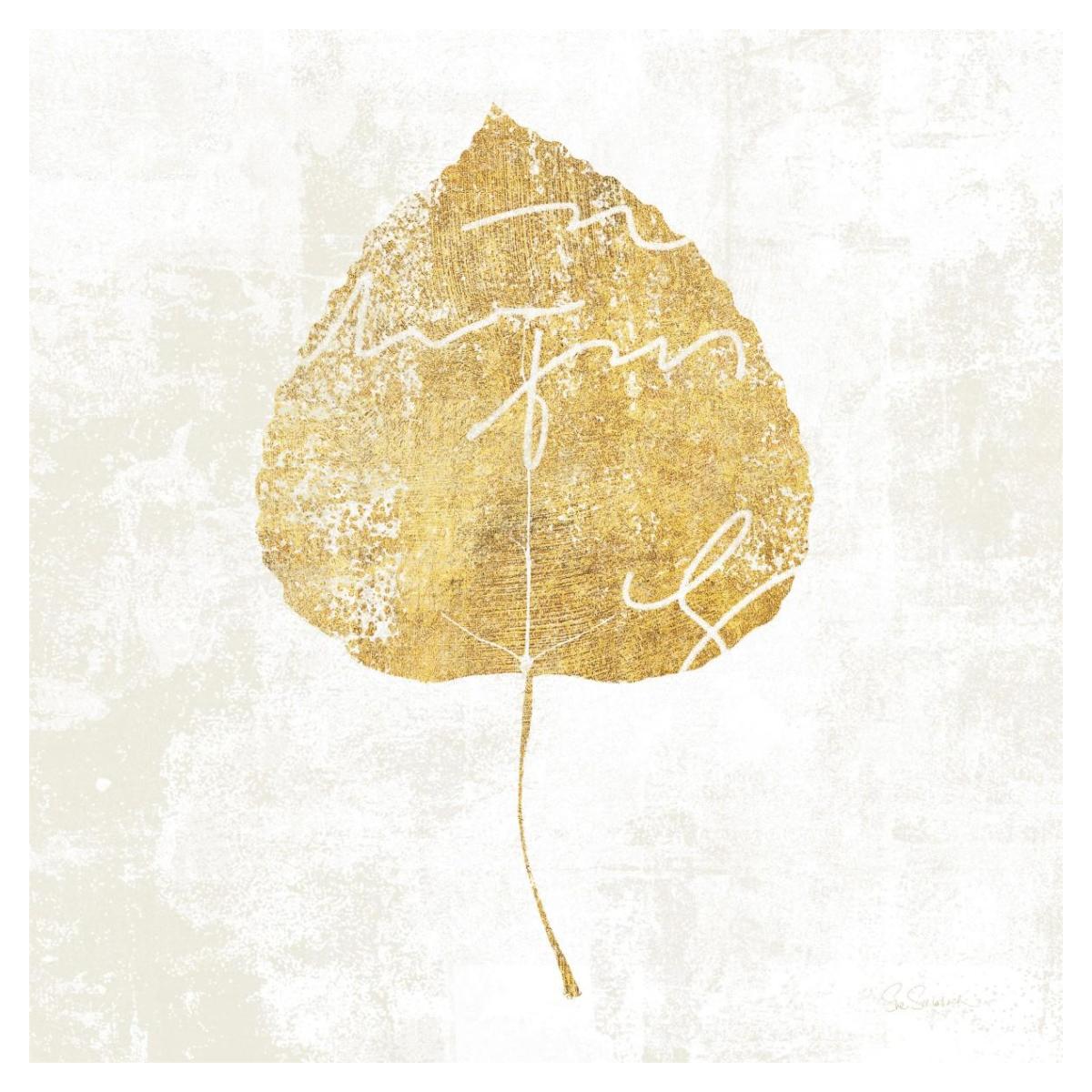 Bronzed Leaf II -Paper Art-38"x38"