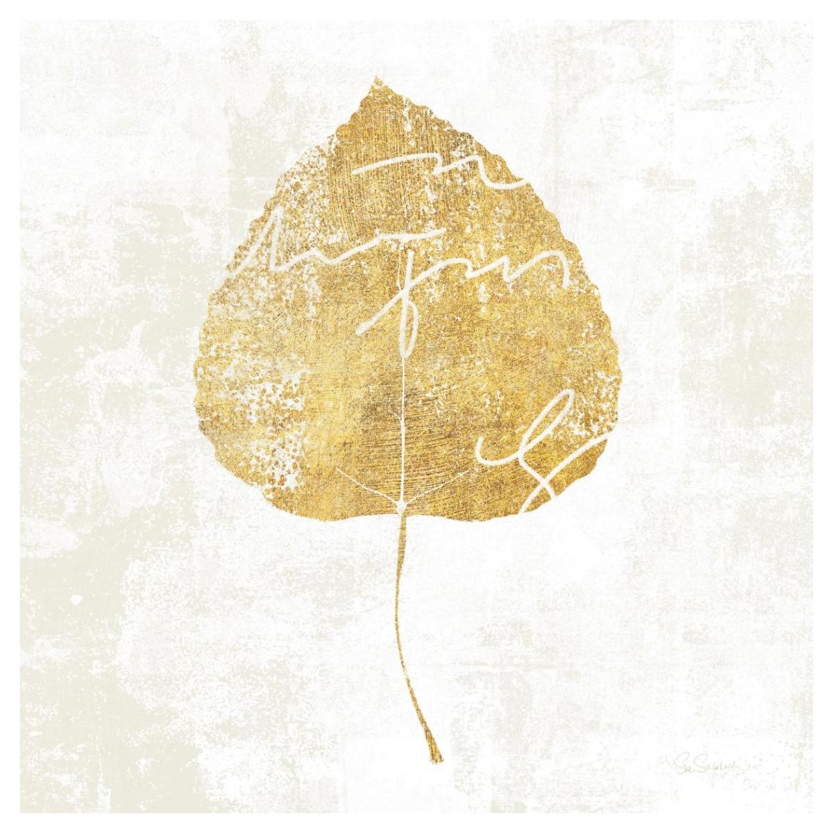 Bronzed Leaf II -Paper Art-42"x42"