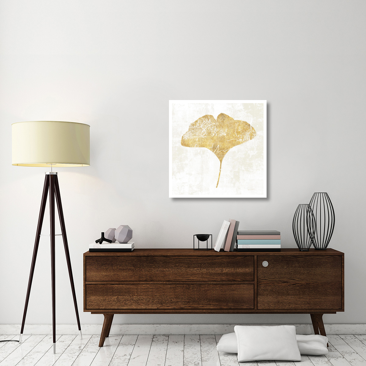 Bronzed Leaf III -Paper Art-32&quotx32"