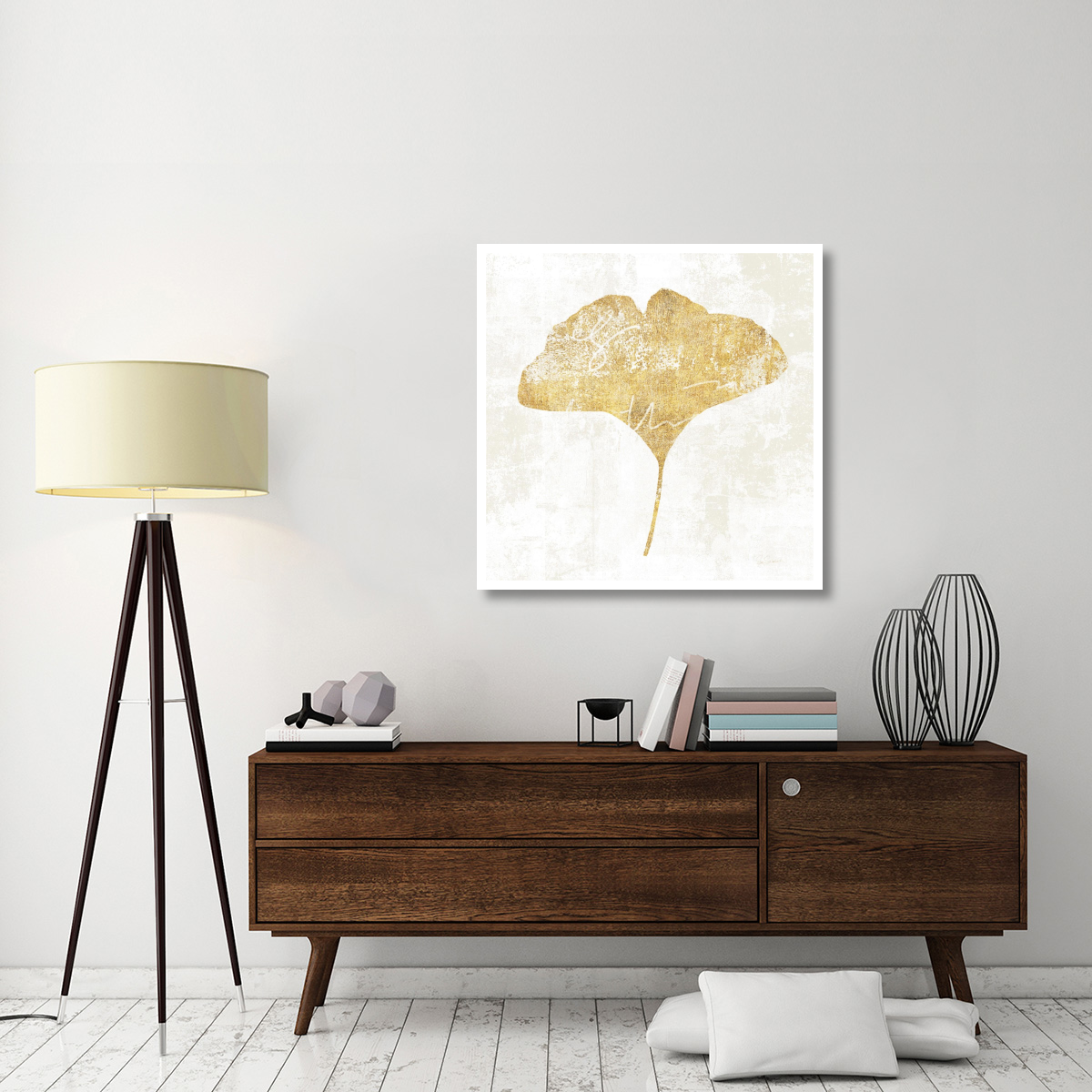 Bronzed Leaf III -Paper Art-38&quotx38"