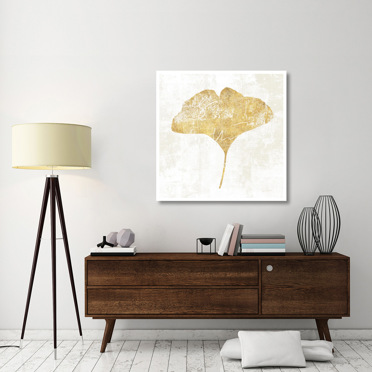 Bronzed Leaf III -Paper Art-42&quotx42"