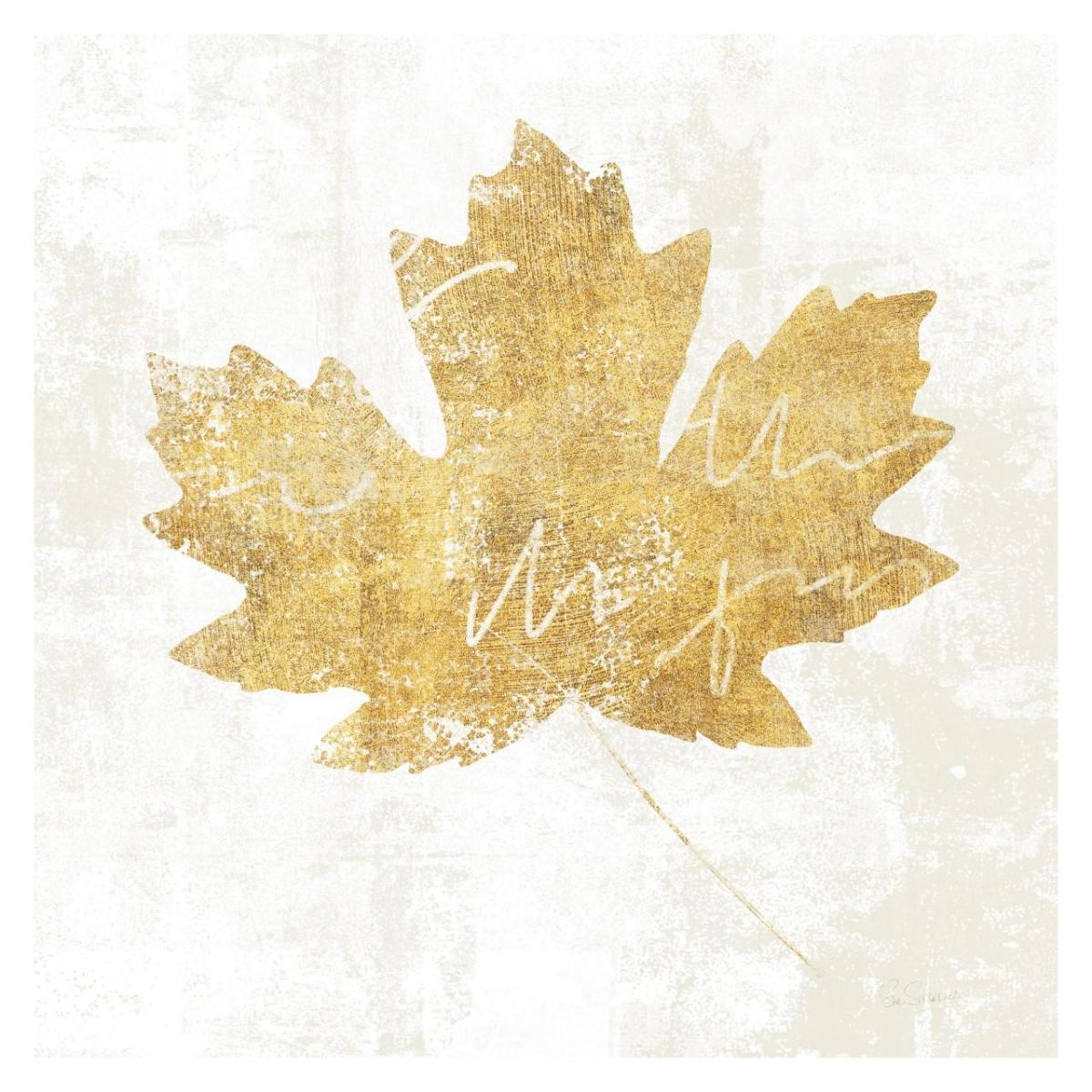 Bronzed Leaf IV -Paper Art-32"x32"