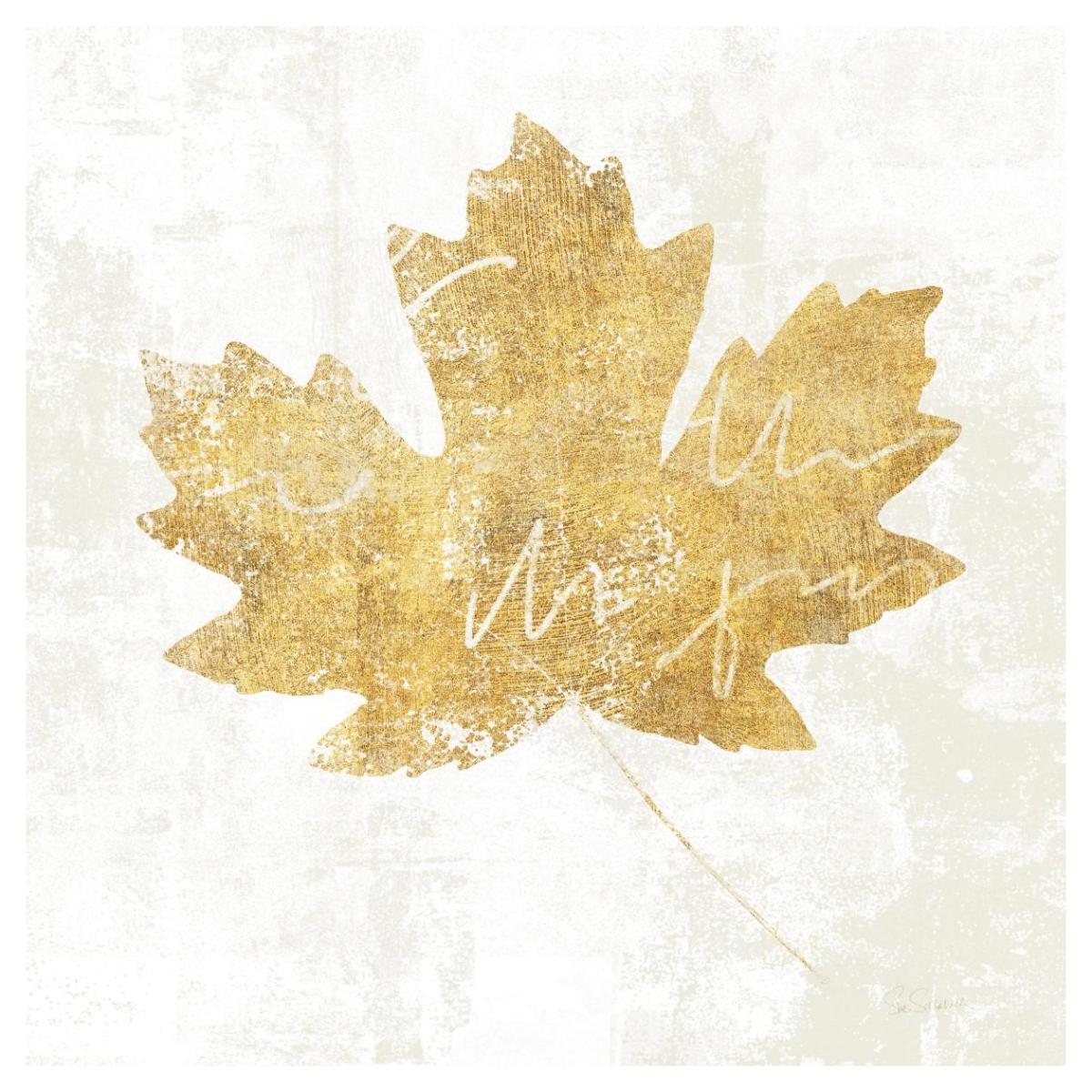 Bronzed Leaf IV -Paper Art-42"x42"