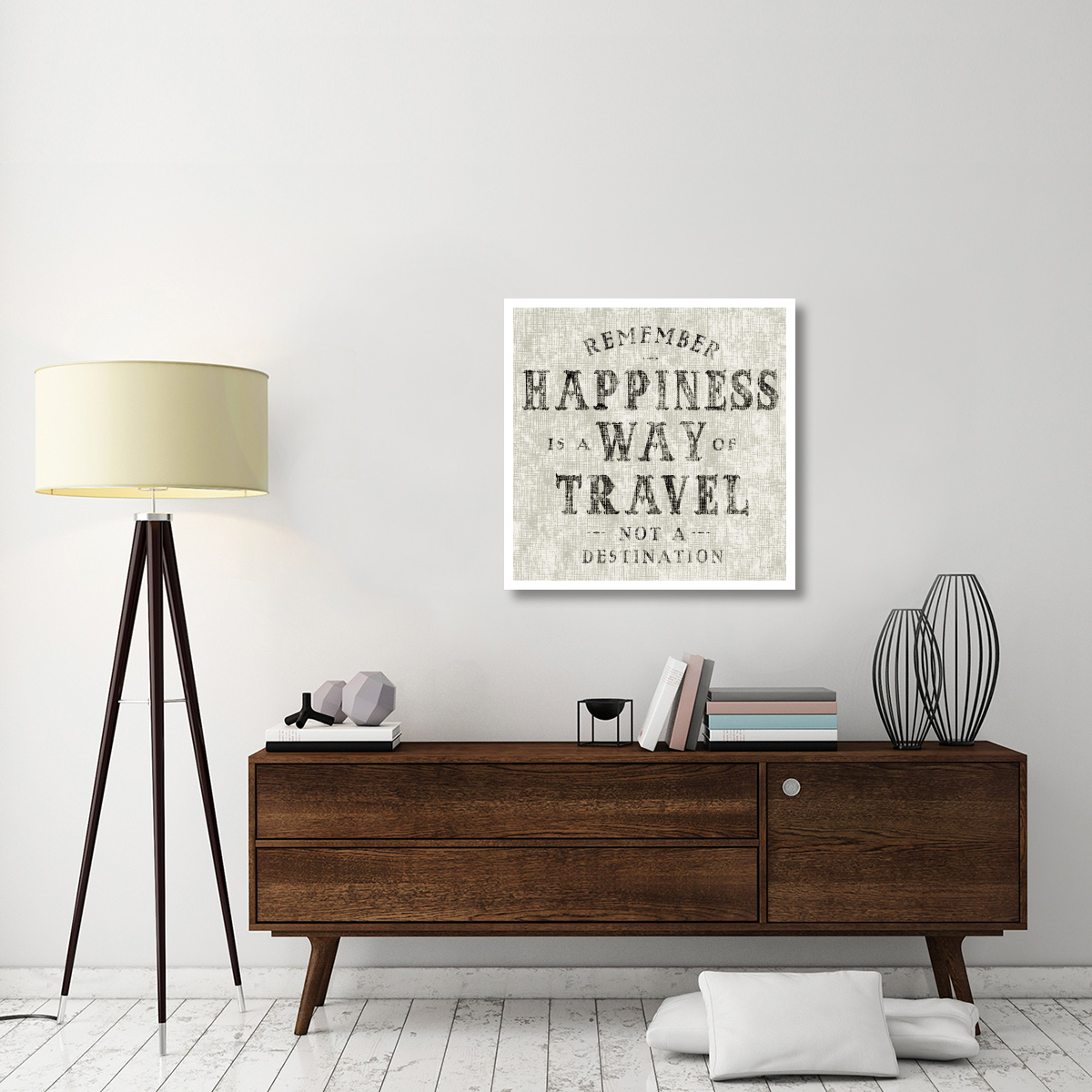 Rustic Inspiration I Light -Paper Art-32&quotx32"