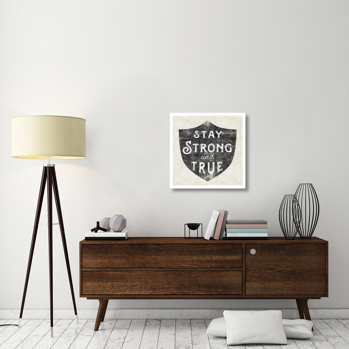 Stay Strong Black -Paper Art-26&quotx26"