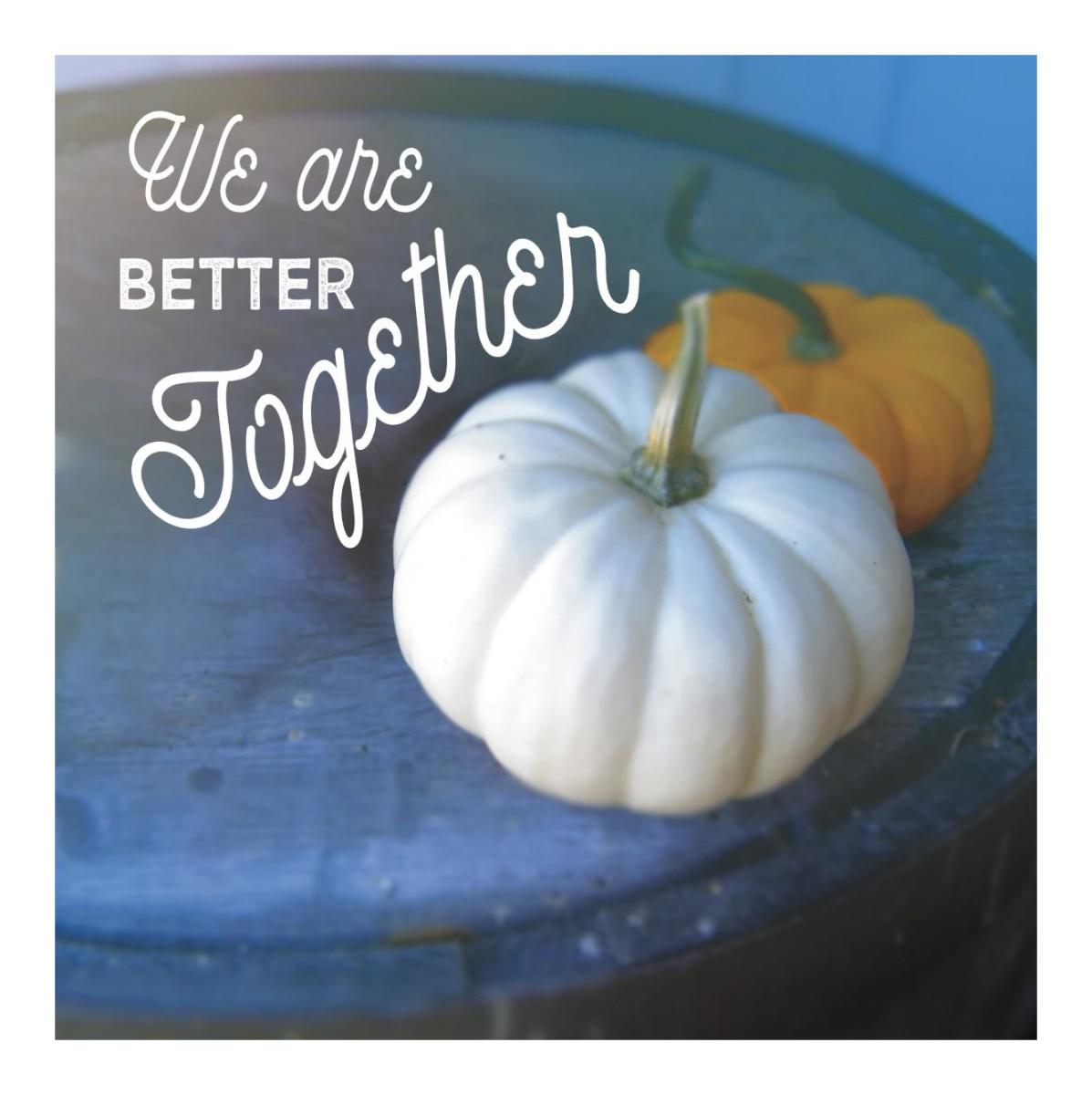 Better Together -Paper Art-20"x20"