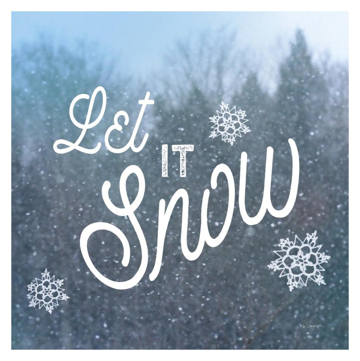 Let it Snow I -Paper Art-32"x32"
