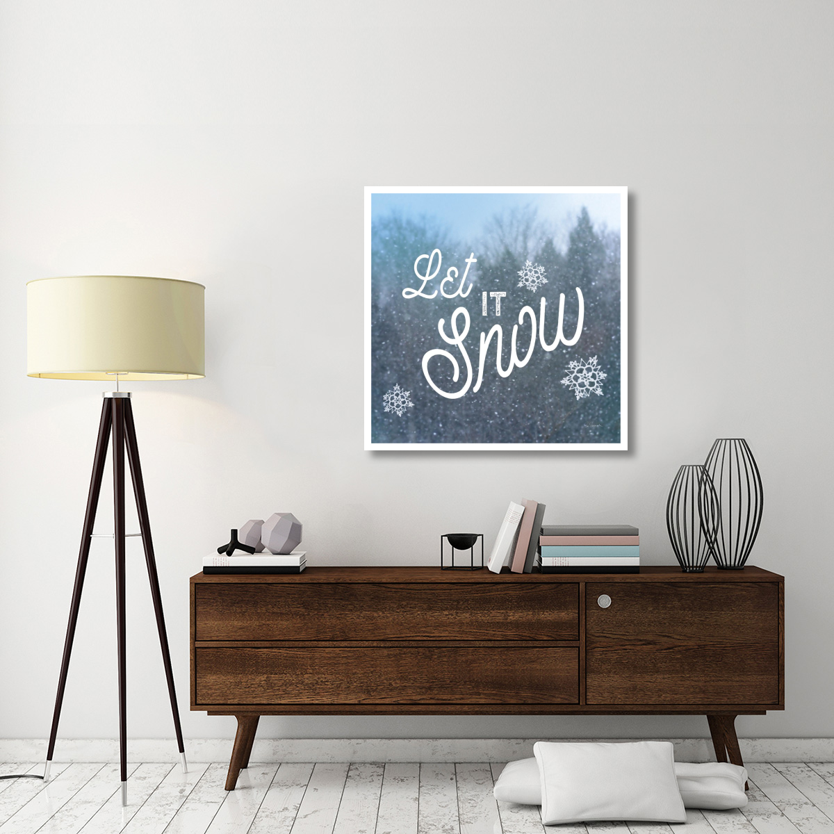 Let it Snow I -Paper Art-38&quotx38"