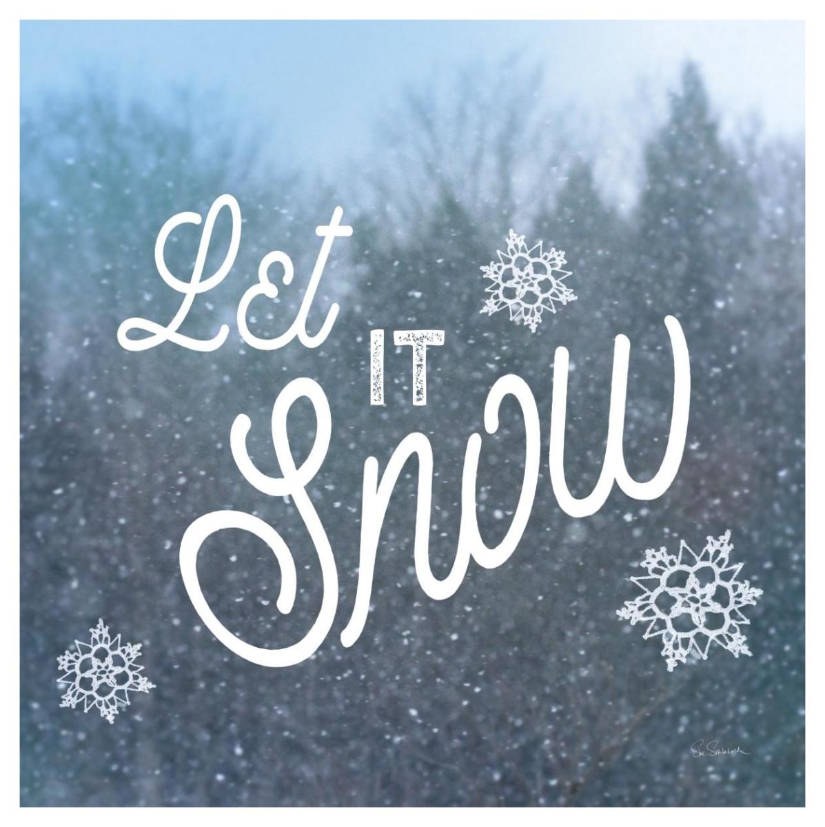 Let it Snow I -Paper Art-42"x42"