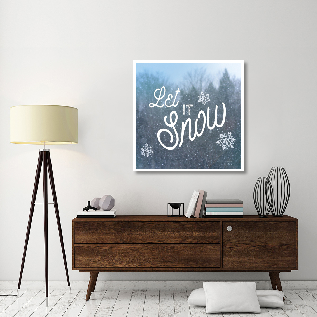 Let it Snow I -Paper Art-42&quotx42"