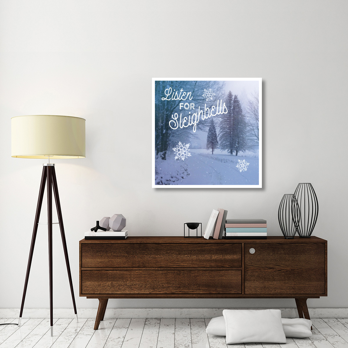 Let it Snow II -Paper Art-38&quotx38"