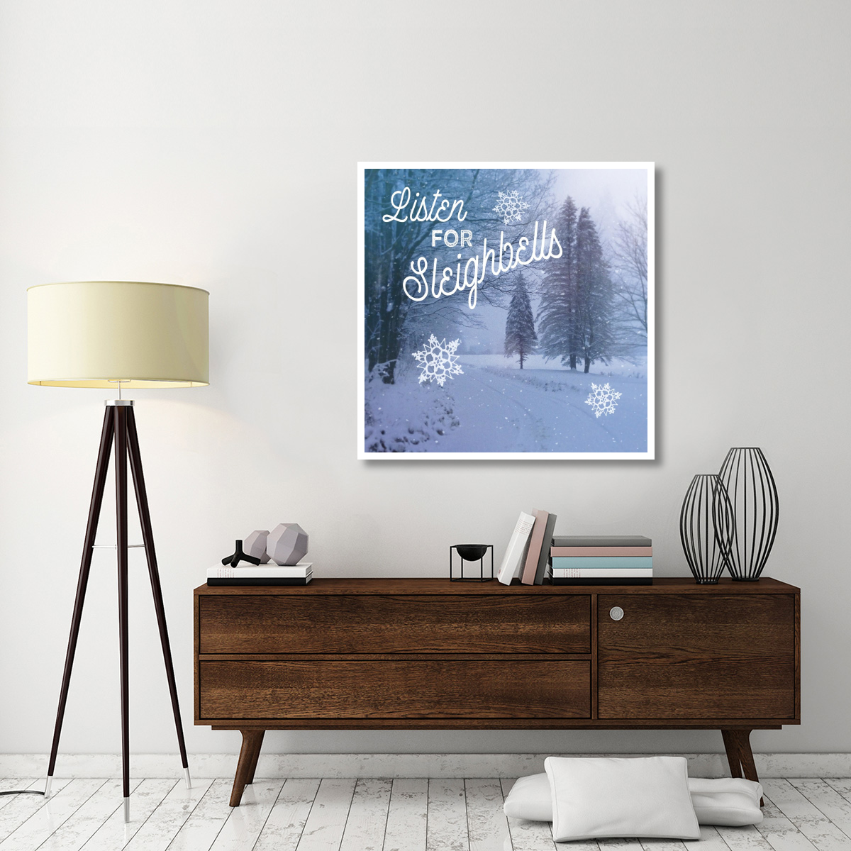 Let it Snow II -Paper Art-42&quotx42"