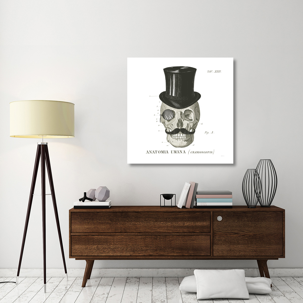 Dandy Bones I -Paper Art-42&quotx42"