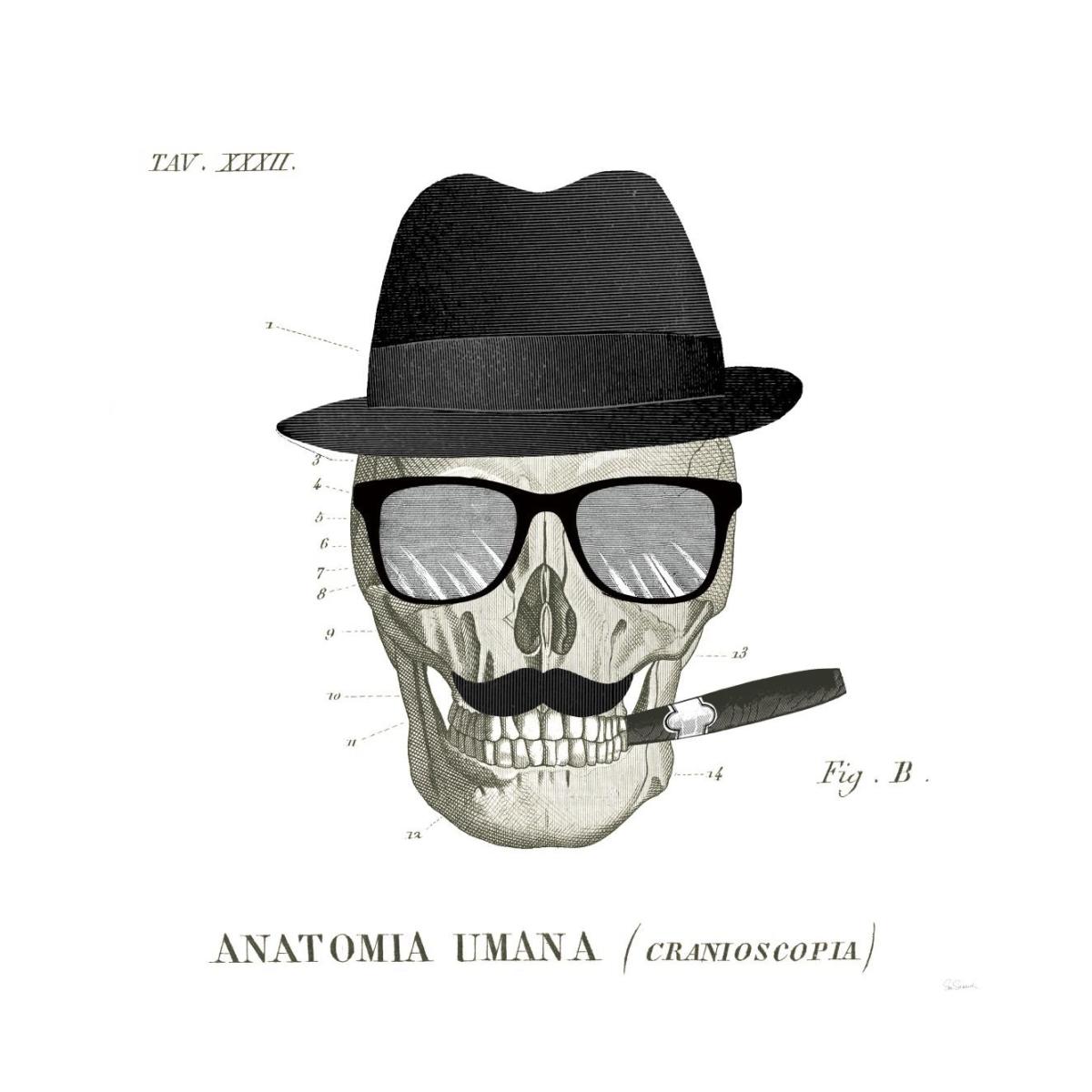 Dandy Bones V -Paper Art-20"x20"