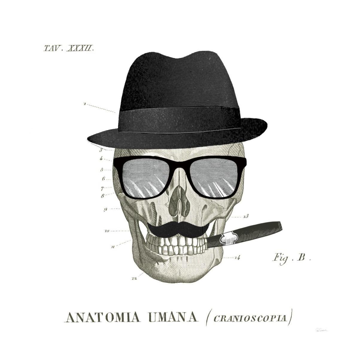 Dandy Bones V -Paper Art-32"x32"
