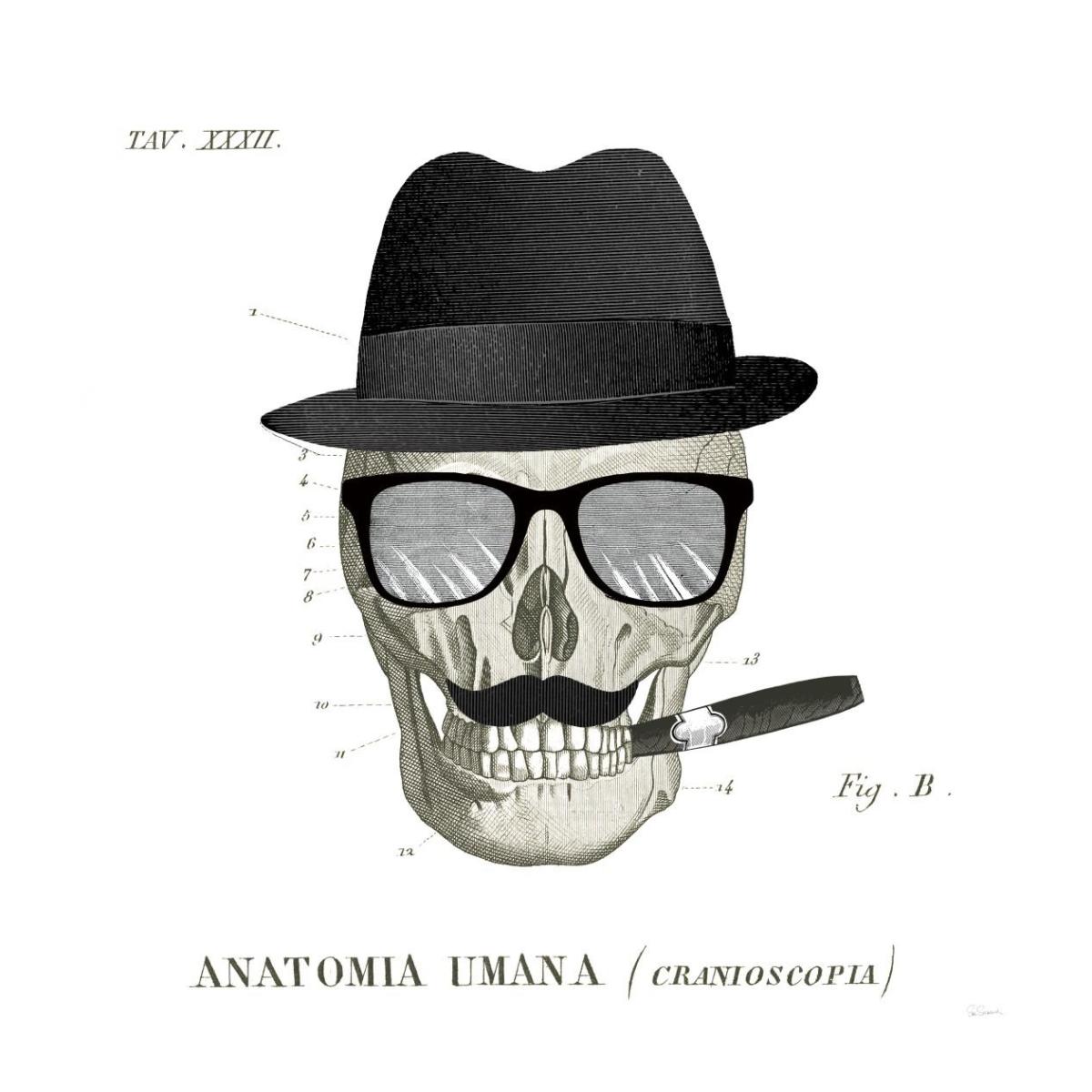 Dandy Bones V -Paper Art-42"x42"