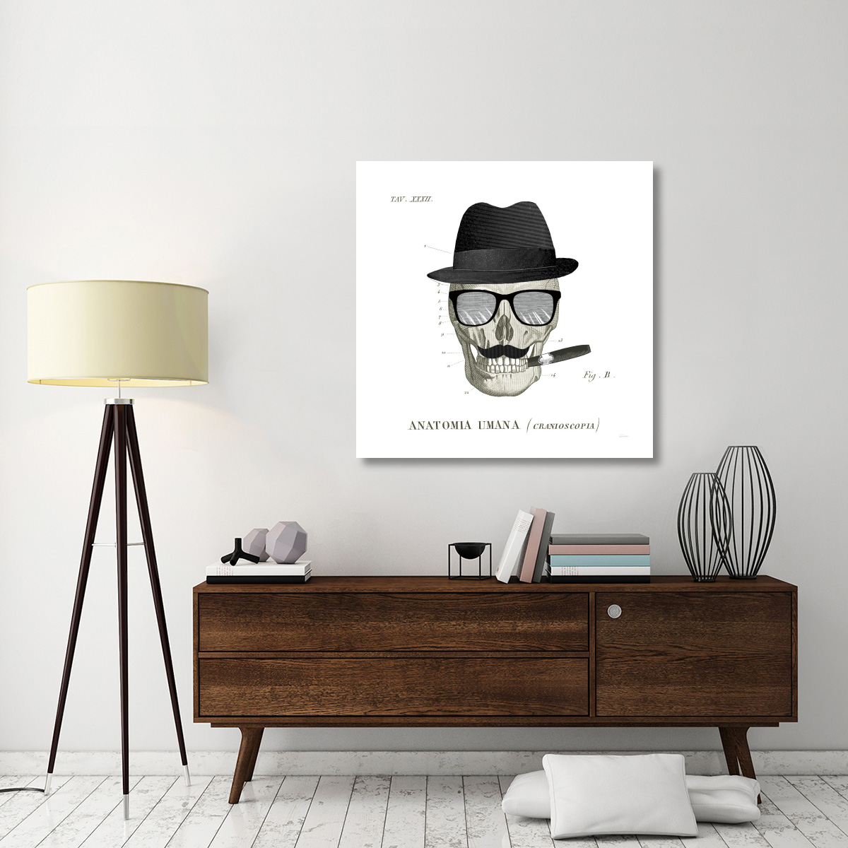 Dandy Bones V -Paper Art-42&quotx42"