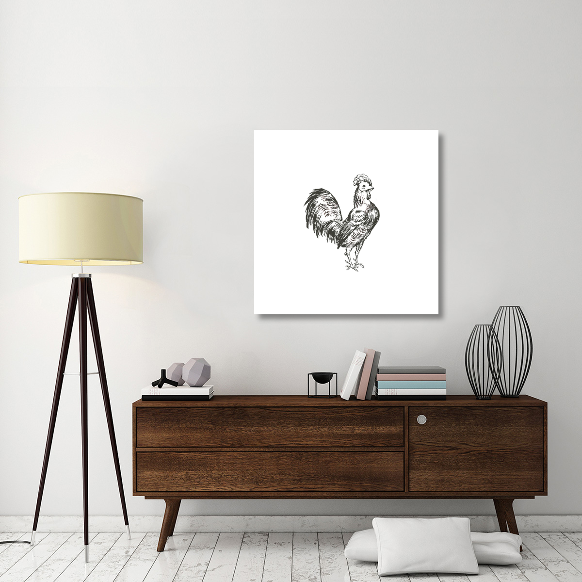 Farm Animal Icons III -Paper Art-38&quotx38"