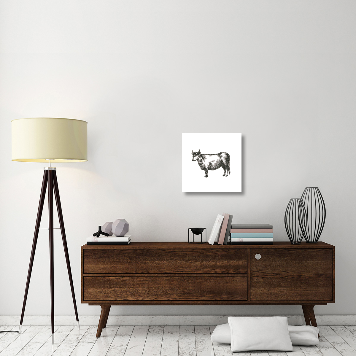 Farm Animal Icons IV -Paper Art-20&quotx20"
