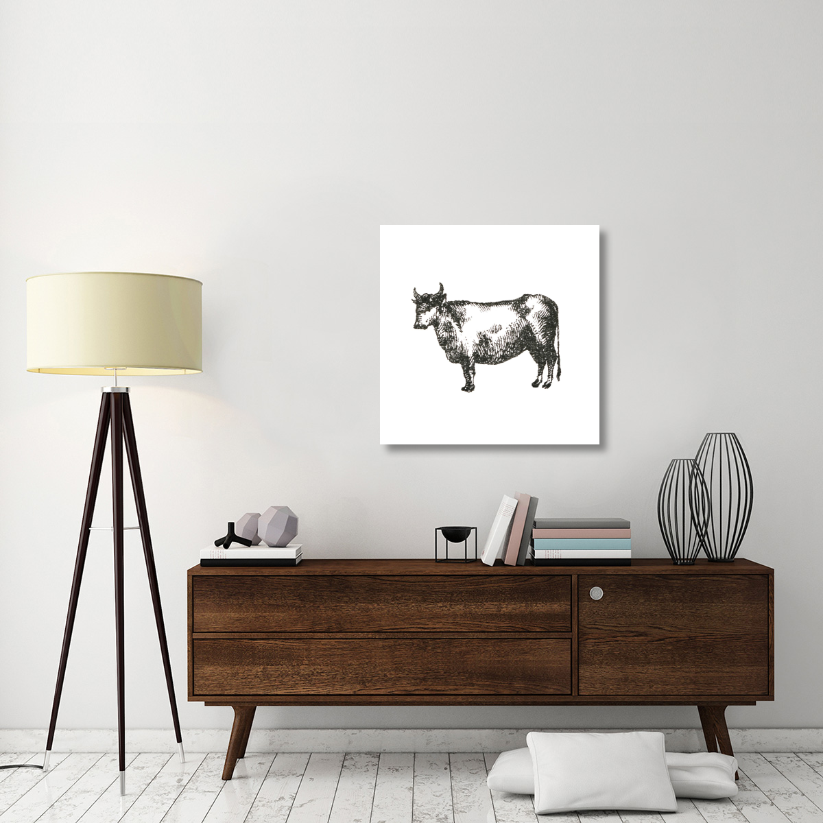 Farm Animal Icons IV -Paper Art-32&quotx32"