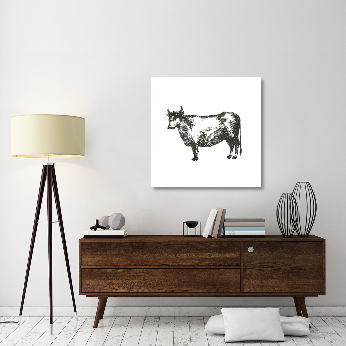 Farm Animal Icons IV -Paper Art-38&quotx38"