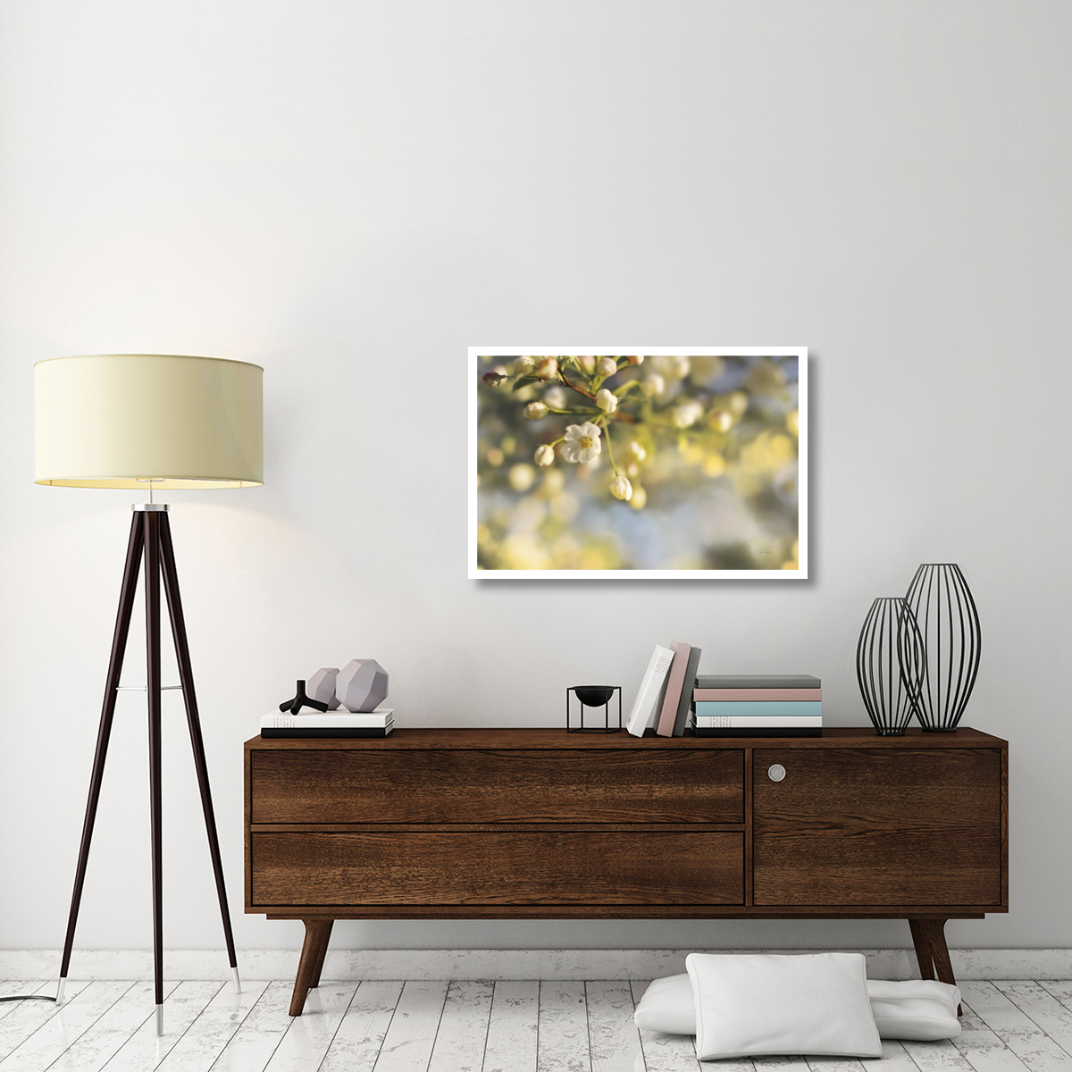 Blush Blossoms II -Paper Art-38&quotx26"
