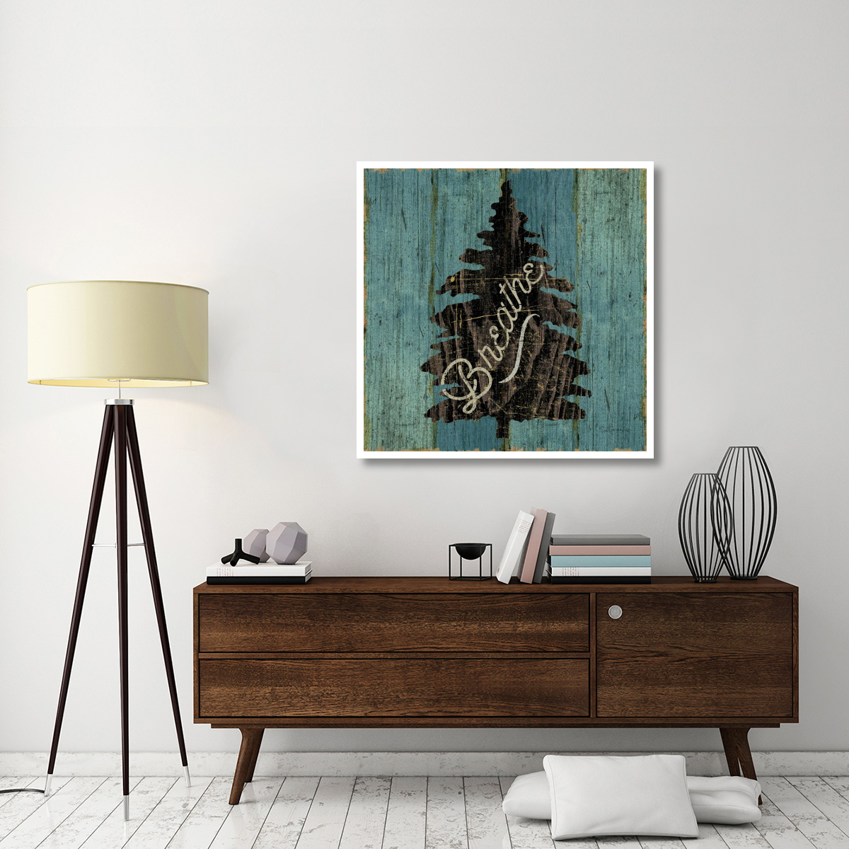 Lake Lodge X -Paper Art-42&quotx42"