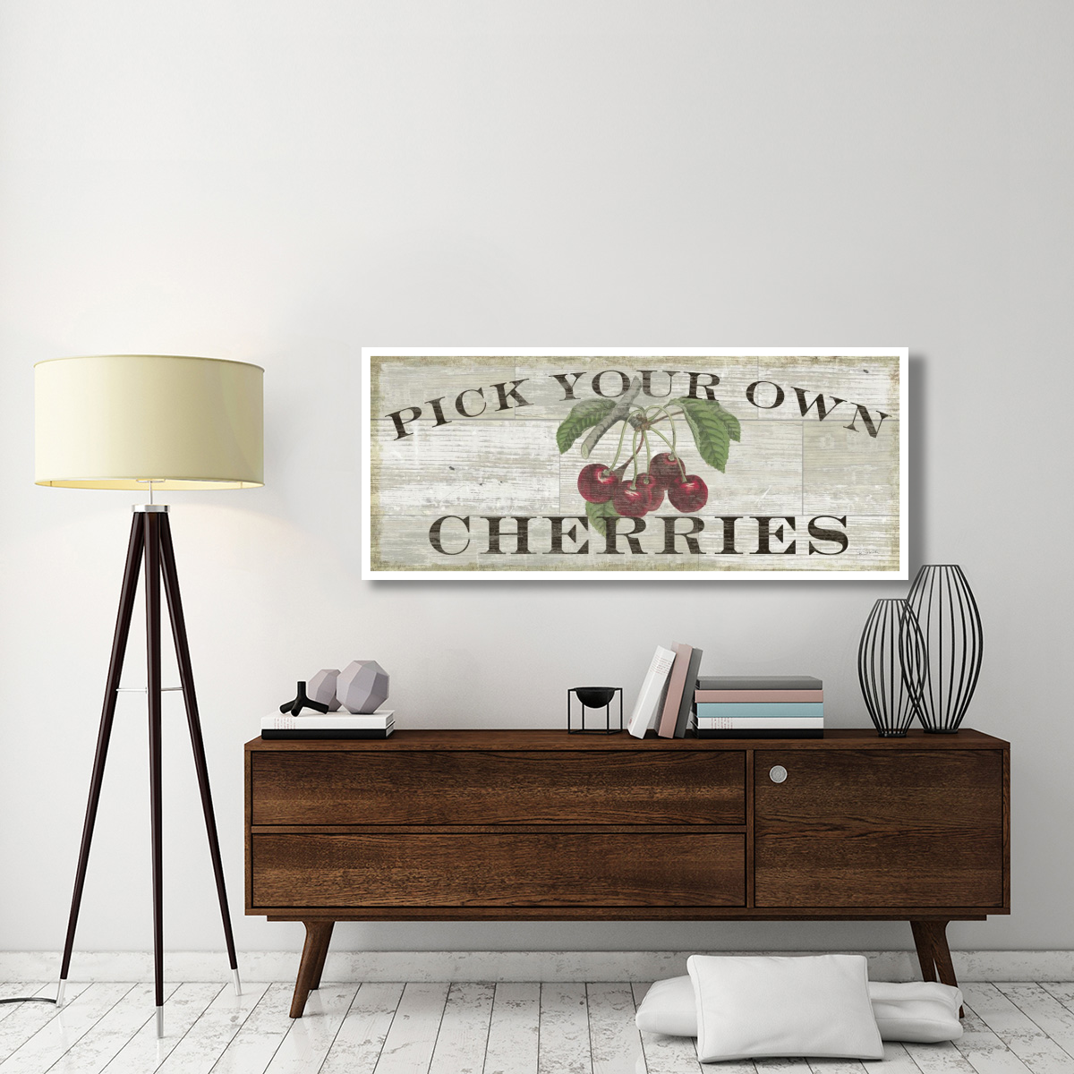 Farm Fresh Cherries -Paper Art-62&quotx26"