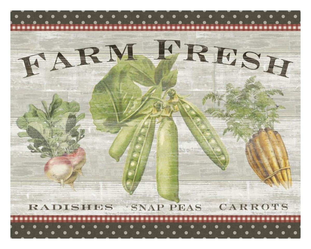 Farm Fresh -Paper Art-30"x24"