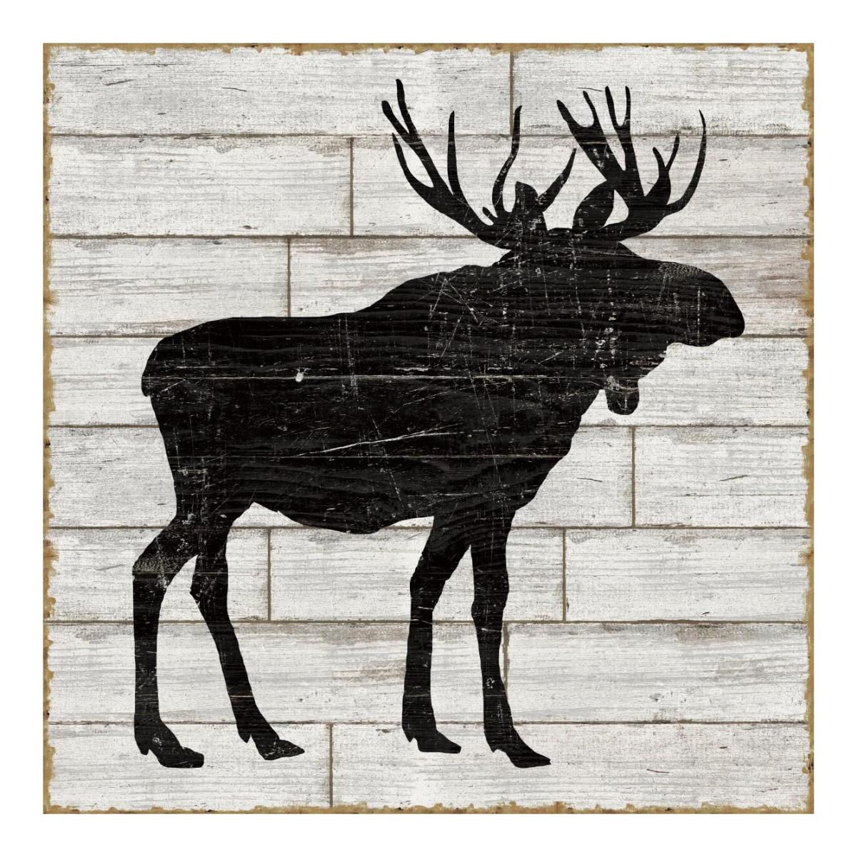 Lake Lodge I Neutral no Words -Paper Art-20"x20"