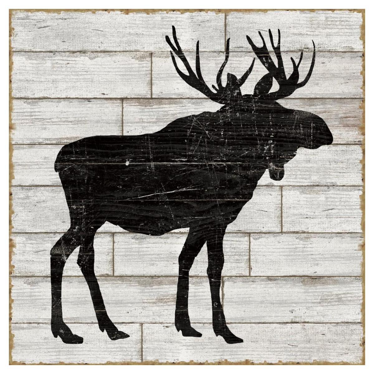 Lake Lodge I Neutral no Words -Paper Art-42"x42"