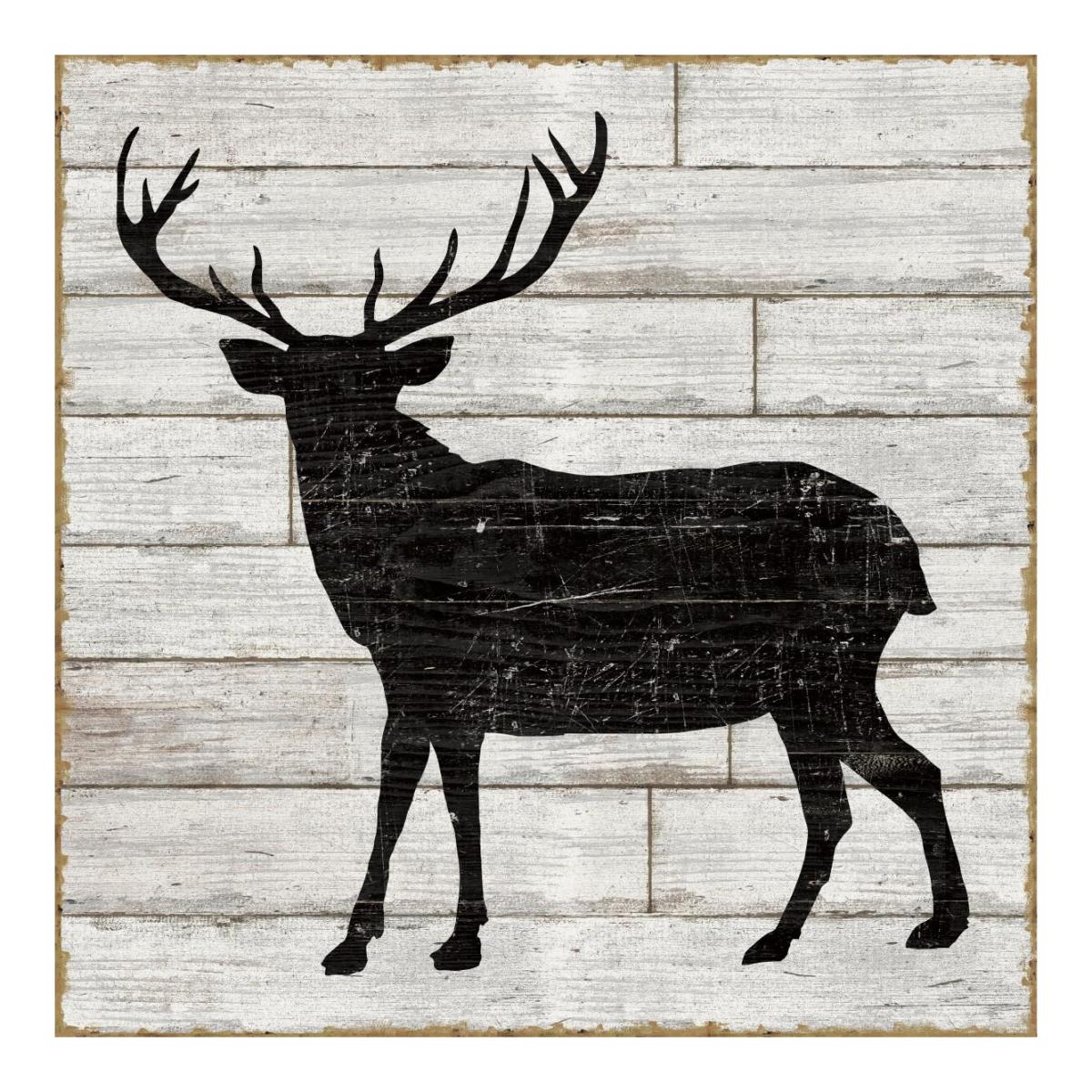 Lake Lodge II Neutral no Words -Paper Art-20"x20"